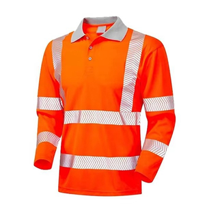 2025 nouveau Hi Vis sécurité polos haute visibilité Construction réfléchissante hommes vêtements de travail ignifuge travail à manches courtes chemises - Product Image 5