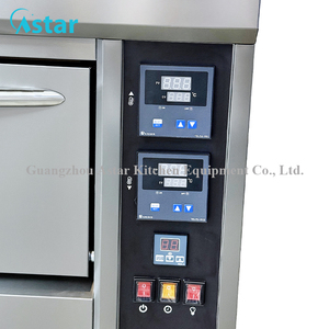 Four à sole électrique professionnel double 100L pour pizzeria, grill et friteuse à air chaud, 4 plaques - Product Image 5