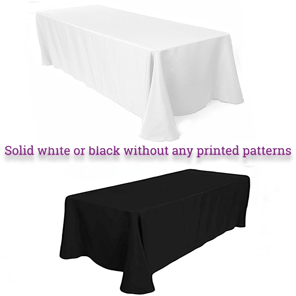 Full Drape-blanc uni/noirs