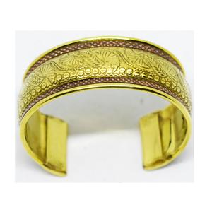 2024 premier gros Simple laiton Antique bijoux célèbre site Web bracelet en laiton pur en vente pour dames - Product Image 2