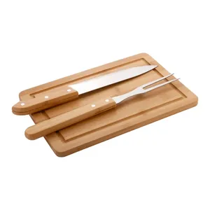Juego de bloques de corte premium Steakus para carne, personalizados para merchandising - Product Image 1