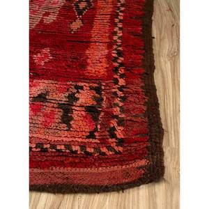 Nuray Large Area Hand Knotted Wool Rugs Pae-4589 <b>Red</b> & Orange Geometric Pattern for Home Living Room Hallway New Model-Room Rug - Product Image 4