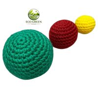 Pelotas Deportivas de Ganchillo Suaves al por Mayor, Juguetes Sensoriales de Algodón Tejido Coloridos, Decoración para Cuarto de Bebé, Aprendizaje Montessori, Diversión Personalizada
