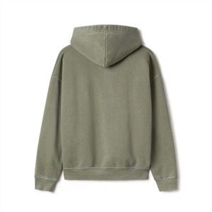 Sweat à capuche personnalisable 100 % polyester pour homme, idéal pour l'hiver, style décontracté, motif uni, cordon de serrage ajustable, respirant et séchage rapide - Product Image 2