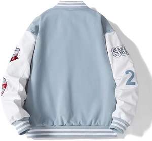 Chaqueta universitaria de estilo Letterman de alta calidad, nuevo diseño, cuerpo de lana de manga larga, ropa ligera para exteriores - Product Image 4