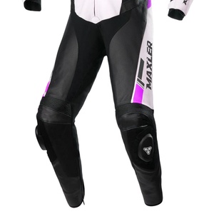 Blouson de moto 3/4 pour homme, imperméable, coupe-vent, en cuir, vêtements de sport, homologué CE, équipement réfléchissant, aérations - Product Image 5