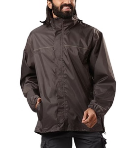 Chaqueta Cortavientos Ligera de Alta Calidad con Logotipo Personalizado para Hombre, Ropa Deportiva de Senderismo, Chaqueta Impermeable con Cremallera Completa - Product Image 3