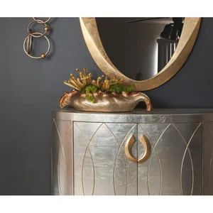 Bol de luxe minimaliste en acier inoxydable brossé Style Hotels Bol de luxe en laiton fait à la main plaqué Zahid Exports sûr - Product Image 2