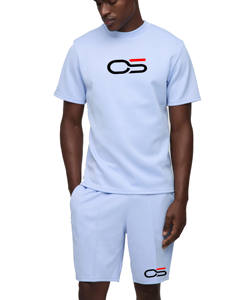 Custom Cotton Breathable 2-Piece Summer Casual Wear for Men Acid Wash Sweat <b>T</b>-shirt and <b>Track</b> Shorts Set - Product Image 5