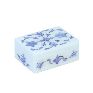 กล่องใส่เครื่องประดับหินอ่อนงานฝีมือสุดหรู ขายดีที่สุด ราคาขายส่งโดยตรงจากอินเดีย เหมาะสำหรับเป็นของขวัญ - Product Image 1