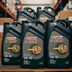 Huile moteur Castrol EDGE 5W 40 disponible en stock pour expédition immédiate entièrement synthétique avec protection maximale contre l'usure - Product Image 3