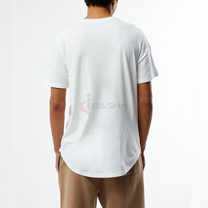 Camiseta extragrande para hombre al por mayor, camiseta gráfica de algodón pesado de 300gsm, ropa de calle de marca personalizada con impresión Digital personalizada - Product Image 4