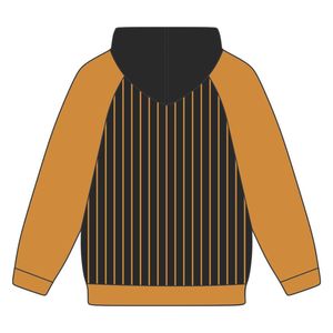 เสื้อฮู้ดลายอัลฟา APA แบบพรีเมี่ยมแขนแร็กแลนปักลายด้วยผ้าสีทองและสีดำเสื้อผ้าพี่น้องชาวกรีก Hbcu - Product Image 3