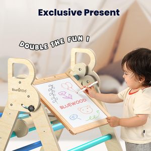 Ensemble de maison de jeu <span class=keywords><strong>en</strong></span> <span class=keywords><strong>bois</strong></span> pour tout-petits, <span class=keywords><strong>cabane</strong></span> de jeu pliable Montessori pour enfants, maison de jeu multifonctionnelle pour jeunes enfants - Product Image 5