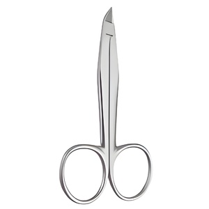 Ciseaux de coupe de fil universels manuels pour chirurgie dentaire, ciseaux courbés, poignée dorée, micro-serrure ergonomique pour gencives dentaires - Product Image 1