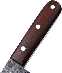 Cuchillo de Chef hecho a mano, diseño serbio Tang completo, hoja de acero de Damasco, cuchilla forjada para uso en la cocina, corte de carnicero - Product Image 5