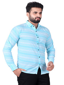 Camisa informal de diseñador para hombre de alta calidad Tela transpirable para exportaciones a precio mayorista - Product Image 5