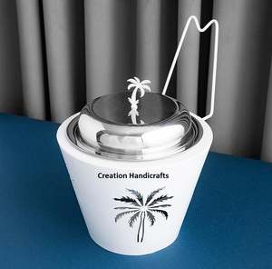 Chauffe-plat de luxe en métal doré et noir Casserole et chauffe-plats pour buffet à l'hôtel et au restaurant - Product Image 3