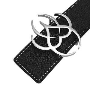 Custom Logo Brown Traditional Scottish Kilt Belt Fashionable Celtic Buckle Made <b>Brass</b> Leather Musical <b>Instrument</b> Accessories - Product Image 3