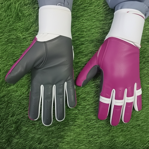 Guantes de Bateo de Béisbol Profesionales para Adultos, Personalizados con Etiqueta Privada, de Cuero, Cierre de Gancho y Bucle Ambidiestro, Ecológicos y Antideslizantes - Product Image 4