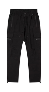 Pantalones deportivos de nailon transpirables personalizados, de secado rápido, con bolsillos con cremallera, talla grande, informales, para entrenamiento, para hombre, proveedor mayorista - Product Image 2