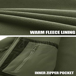 Chaqueta Softshell transpirable ligera para hombre hecha a medida-Chaqueta de invierno de poliéster de nailon de alta calidad para venta en línea - Product Image 5