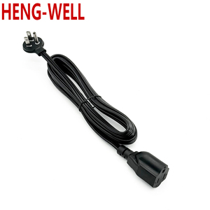 Сетевой шнур NEMA 5-15P <span class=keywords><strong>10A</strong></span> (США) с плоской вилкой и тройным разветвителем в ПВХ-оплетке для бытовой электроники и техники - Product Image 5