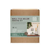 Kit de bricolage pour plaque murale en béton, ensemble de carreaux de ciment à motifs, décoration murale moderne pour intérieur