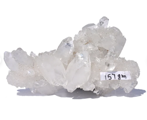 หินคริสตัลบำบัดธรรมชาติ,กลุ่มแร่แร่ตัวอย่างโลหะอะราโกไนต์สีขาวจากธรรมชาติ - Product Image 6