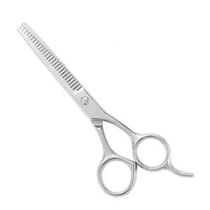 Ciseaux de coiffure à lame droite en gros coiffeur et amincissement des cheveux cisailles à dents en métal outil de coiffure ciseaux de coupe - Product Image 2