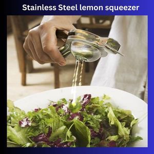 ที่คั้นน้ำมะนาวสแตนเลสแบบง่ายด้วยมือคั้นน้ำผลไม้ส้มผักผลไม้เป็นมิตรต่อสิ่งแวดล้อม - Product Image 2