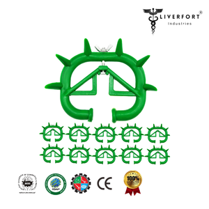 Nuevos instrumentos veterinarios, plástico no tóxico, ternero, ganado, destete, terneros, ordeño, prevención de succión, equipo de dispositivo de destete de ganado - Product Image 6