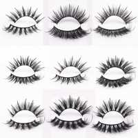 Pestañas Spikes Lashes de Aspecto Natural, Pestañas de Visón Sintético Hechas a Mano, 3D Multicapa, Libres de Crueldad Animal, Reutilizables