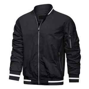 2025 vestes de baseball unies en gros boutonnées logo personnalisé imprimé collège noir vestes pour hommes veste d'université - Product Image 5