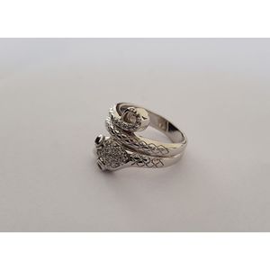 Anillo de Serpiente con Zafiro y Diamantes, Chapado en Rodio, Estilo Hip-Hop, Joyería de Declaración con Engaste de Bisel para Regalo de Boda, Certificado IGI - Product Image 3