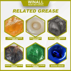 Grasa de calcio anhidra NLGI 2, grasa de rodamiento multiusos para automóviles, lubricante amarillo con composición de aceite base - Product Image 4