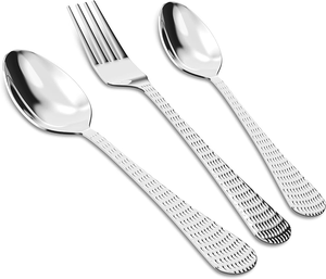 Diseño personalizado Acero inoxidable postre tenedor cuchara Pizza fruta ensalada cubiertos tenedor cuchara mejor calidad producto - Product Image 6