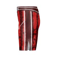 Shorts MMA personnalisés à fente haute, sublimation intégrale, compression unisexe, entraînement de grappling, séchage rapide, extensible, léger, respirant