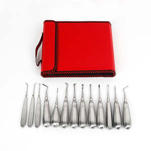 OEM/ODM Lot de 13 élévateurs de racine de chirurgie buccale dentaire en acier inoxydable Instruments chirurgicaux d'extraction dentaire - Product Image 1