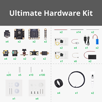 Kits de robotique CyberBrick, kit matériel avec MicroPython, contrôle un-à-un/plusieurs, WiFi 2.4G et portée jusqu'à 100 m