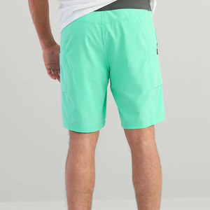 Shorts de Baño para Hombre, Color Verde Menta, de Secado Rápido, con Cierre de Cordón y Bolsillos, Estilo Casual - Product Image 3