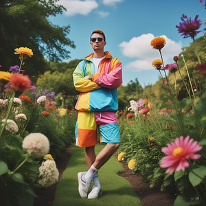 Chaqueta cortavientos con capucha de Color sólido, conjunto de pantalones cortos personalizados para lluvia 100%, conjunto de pantalones cortos impermeables de nailon para hombres, chaquetas cortavientos para senderismo - Product Image 4