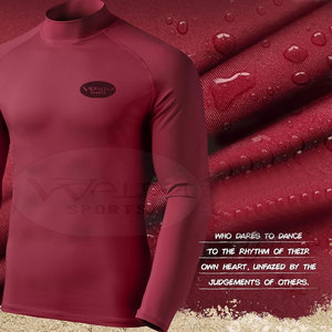 Ropa transpirable del último diseño del protector de erupción de los hombres de la nueva llegada del servicio del OEM hecha en Paquistán - Product Image 5