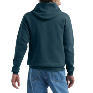 Sweats à capuche en coton pour hommes sweat à capuche en éponge française poids lourd surdimensionné Hip Hop Streetwear mode pull sweats à capuche unis pour hommes - Product Image 5