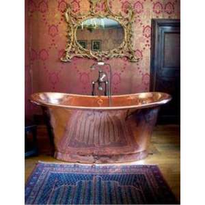 Exclusivas bañeras de cobre independientes con diseños artesanales únicos, perfectas para crear un impresionante refugio de baño. - Product Image 5