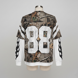 Customize Streetwear Cotton Boxy Tee Jersey Tshirt Baggy Shirts Long Sleeve Plus Size Breathable T-shirts <b>for</b> <b>Men</b> - Product Image 3