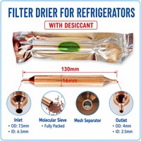 Filtre déshydrateur en cuivre avec déshydratant
