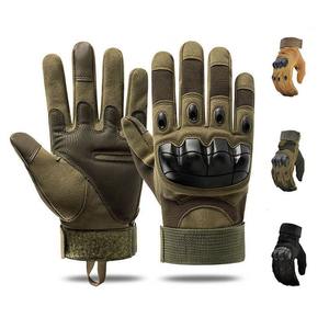 Guantes Tácticos de Alta Calidad al por Mayor, Verdes, Completos, Anti-corte, para Caza, Entrenamiento al Aire Libre, Pakistán - Product Image 3