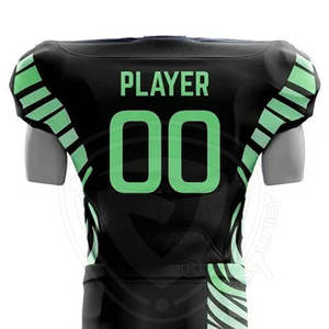 Uniforme de Jersey de Fútbol Americano Personalizado, Deportivo, Transpirable, de Talla Grande, de Manga Corta y Secado Rápido - Product Image 5