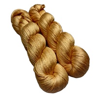 Fil de soie filé Hank 100% pure soie véritable écologique certifié ISO fil filé à noyau de qualité supérieure pour tricoter la broderie couleur personnalisée